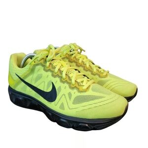 Nike Air Max 7 Tailwind Running Shoes Volt Black Neon 683632-700 Men's 11
